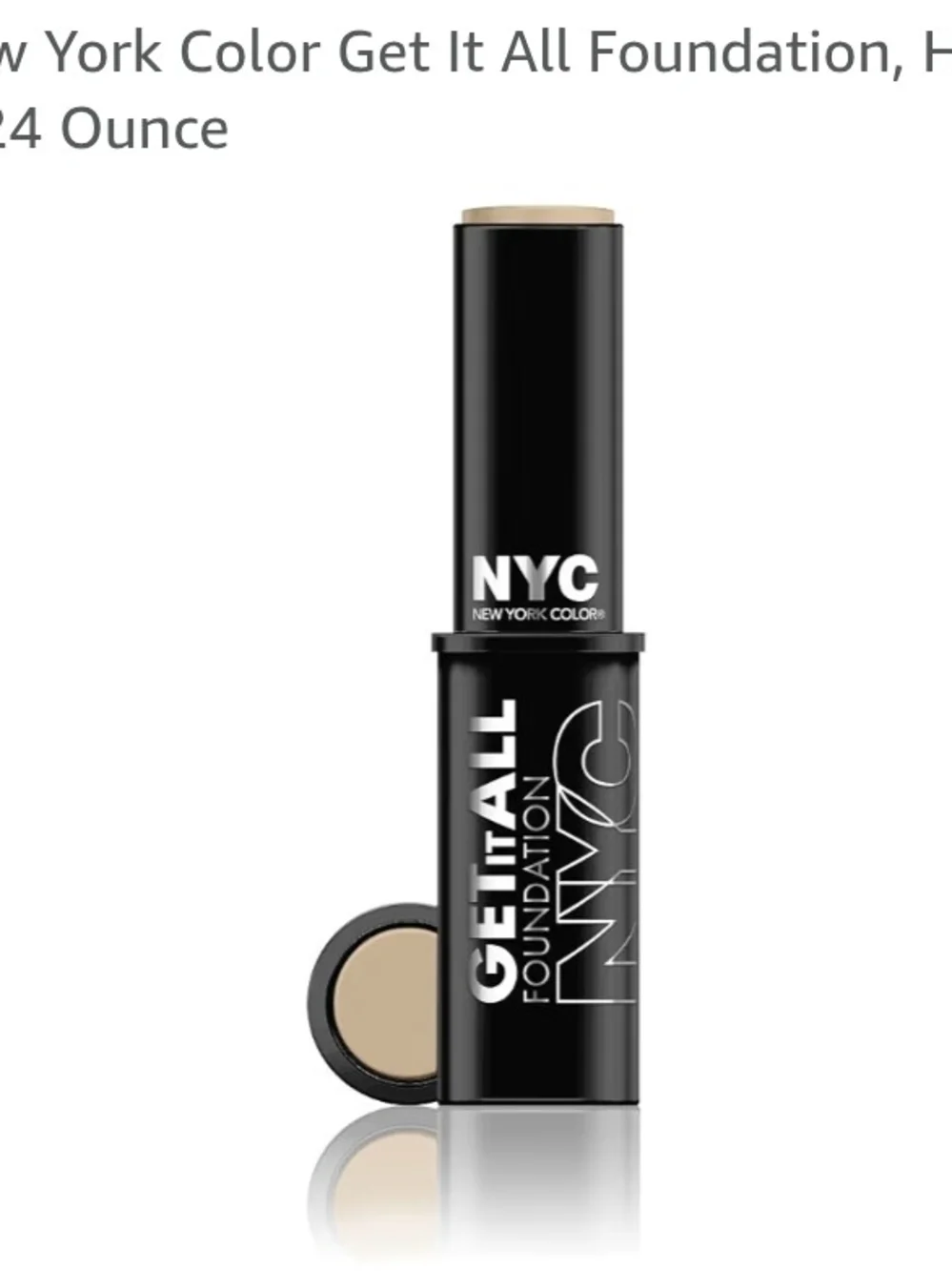 🦋 NYC Get It All Foundation Stick 202 Honey Beige